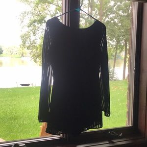 sexy black flowy romper